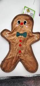lot 66993 image: Gingerbread Man Dog Toy - Retail $8