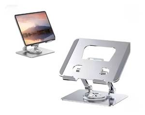 lot 67019 image: Adjustable Aluminum Tablet Stand with Cooling Design - Retail $25