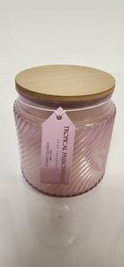 lot 67037 image: Tropical Passion Fruit Scented Candle - Retail $15