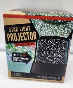 lot 67061 image: Star Light Projector USB Color-Changing Lamp - Retail $15