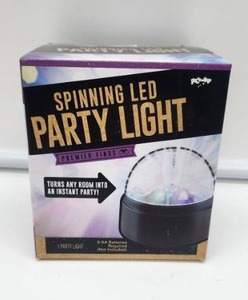 lot 67062 image: Spinning LED Party Light by Premier Finds - Retail $12