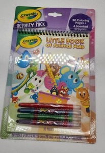 lot 67065 image: Crayola Little Book of Animal Pals Activity Pack - Retail $4