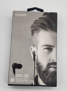 lot 67077 image: Coby CV-25 Earbuds with Built-in Mic - Retail $15
