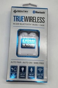 lot 67084 image: Sentry True Wireless Bluetooth Earbuds with Charging Case - Retail $25