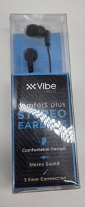lot 67091 image: Vibe Sound Comfort Plus Stereo Earbuds - Retail $8