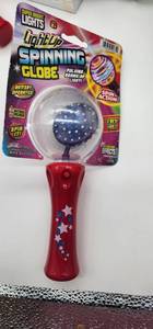 lot 67139 image: Super Bright Lights Spinning Globe Wand - Retail $8