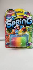 lot 67158 image: Rainbow Spring Slinky Toy - Retail $5