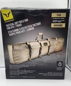 lot 67162 image: Bully Brand Tactical UTV Rifle Bag - Tan - Retail $89