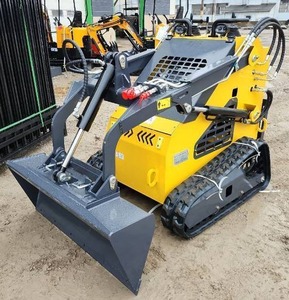 lot 6102 image: Unused Mini Skid Steer Loader  ZJG-380 Yellow