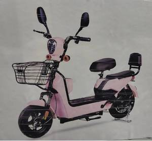 lot 5710 image: Unused High End Two Wheel Electric Vehicle w Storage Basket - Color Pink - Long Lasting Battery - Powerful Motor - Carbon Steel Frame - High Gloss Paint - One Buton Start - Dual Remotes - Assembly Required