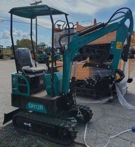 lot 2060 image: Unused CFG QH12R Excavator - New Model - Auxiliary Hydraulics for Attachments - 7in Rubber Tracks for Better Stability and Stronger Base