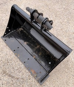 lot 6281 image: Unused ZJG 24in Mini Excavator Bucket fits 1-2 ton Excavators