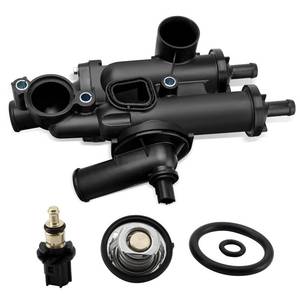 lot 1536 image: AULINK 68003582AB Engine Coolant Thermostat Housing Assembly with Senosr (2.0L 2.4L L4) For Dodge Caliber 07-12,Avenger 08-14,Journey 09-20,For Jeep Compass Patriot 07-17,For Chrysler200,Sebring