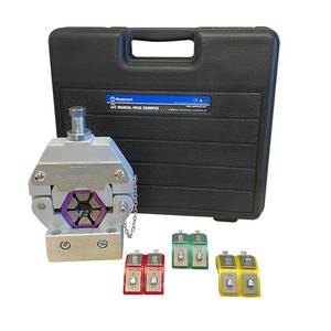 lot 1537 image: Mastercool 71550 Manual AC Hose Crimper  Bench-Mount or Vise Use  No Pins or Screws  Crimps number6, number8, number10, number12 Hoses  Professional-Grade, Durable, and Reliable