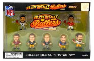 lot 2201 image: Party Animal NFL TeenyMates 2022 Mini Big Shot Baller Gift Set Series 3 Superstar Collector Gift Box Set