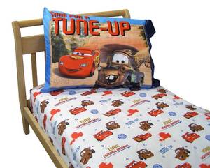 lot 2227 image: Disney Cars 2 Piece Sheet Set