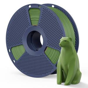 lot 2243 image: SUNLU Matte PLA Filament 1.75mm 2025 Upgrade Spool Compatible with Bambulab Refill Filament, 1kg(2.2lbs) 3D Printer Filament, Matte Surface Texture, Olive Green