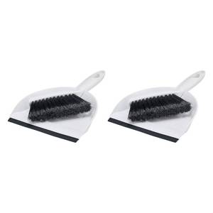 lot 2333 image: Amazon Basics Mini Brush and Dustpan Set, Pack of 2, Gray