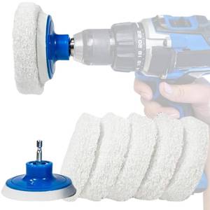 lot 2338 image: RotoScrub 7 Pack Drill Brush Set for Deep Cleaning, Scratch Resistant, Bathroom, Oven, Countertops, Sinks, Soap Scum, Tile, Boats, Patio Furniture and More