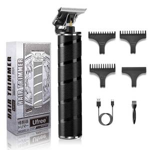 lot 6090 image: Ufree Mens Beard Trimmer, Zero Gapped T Blade Liners, Cordless Hair Clippers, Electric Razor Shavers for Men, Grooming Kit for Hair Cutting, Gifts for Men(Black)