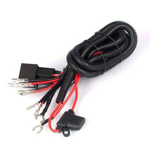 lot 6099 image: Somaer 12V Horn Wiring Harness Relay Kit for Car Truck Grille Mount Blast Tone Horns(Horn Not Included)