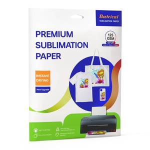 lot 6120 image: Sublimation Paper 30 Sheets Heat Transfer Paper 8.5x11 inch Compatible with Inkjet Sublimation Printer 125g