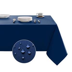 lot 6139 image: Veblandy Table Cloth Rectangle Waterproof Spill-Proof Wrinkle-Free Tablecloth Washable, Kitchen Dining Tabletop Decoration, Fabric Table Cover for Indoor and Outdoor Use, 52 x 70 Inch, Navy Blue