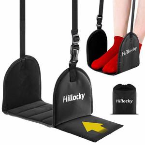 lot 6147 image: A1 Pack - Foot Hammock for Plane Travel, Portable Airplane Foot Hammock with Memory Foam and Hardboard, Airplane Travel Essentials