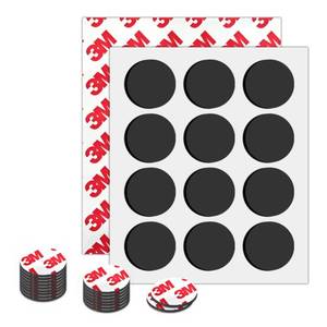 lot 6183 image: Magnetic Dots,Round Magnets with Adhesive Backing,Small Magnet 1.2 Self Sticky Magnetic Circle for Crafts,Peel and Stick Magnet for Family School Activities,Thickness 80Mil,24PCS Per Packin