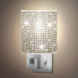 lot 6201 image: ElectricWise Crystal Decoration Night Light, Bling Decorative Night Lights Plug Into Wall with Manual OnOff Switch, 360 Degree Swivel Plug Design, Plug in Night Light for Bedroom (Crystal)