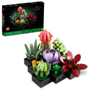 lot 7511 image: LEGO Botanicals Succulents - Artificial Indoor Plant Building Set for Home, Kitchen, Desk Decor Adults Ages 18 - Gift for Birthdays - 10309