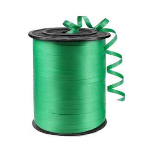 lot 8394 image: WFAUIBR 500 Yard Premium Green Curling Ribbon, PVC Plastic, Perfect for DIY Crafts, Gift Wrapping, Balloon Decorations, Birthdays, Holidays