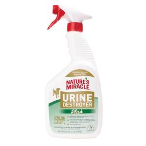 lot 8434 image: Nature�s Miracle Urine Destroyer Plus Dog, 32 Ounces, Enzymatic Formula, Ready-to-Use