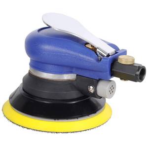lot 9465 image: TOOLPEAK 5-inch air palm random orbital sander, dual-action pneumatic polisher speed adjustable grinding sanding with 5-inch pad, random orbit air sanders