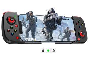 lot 10420 image: Megadream Mobile Game Controller Gamepad for iPhone iOS Android PC Works with iPhone 17161514131211, iPad, Samsung Galaxy, TCL, Tablet, Call of Duty, Diablo Immortal - Directly Play (Black)