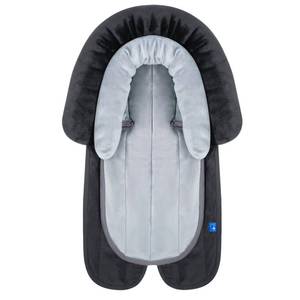 lot 12006 image: COOLBEBE New 2-in-1 Babybody Supports for Baby Newborn Infants - Extra Soft Stroller Cushion Pads Car Seat Insert, Seasons, Black