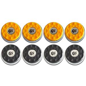 lot 12011 image: TORPSPORTS (Dia.58mm)2-14in Shuffleboard Pucks, Matt surface Set of 8 OrangeBlack