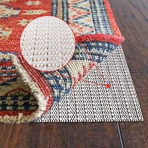 lot 13753 image: SHAREWIN 5x7 Anti Slip Area Rug Pad for Any Hard Surface Floors Rug Pads for Hardwood Floors Keep Your Rugs Safe and in Place