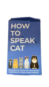 lot 14140 image: How to Speak Cat - 100 Cards Set by Gift Republic