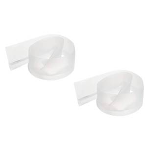lot 14144 image: PATIKIL 21inch Length Silicone Stove Gap Cover Gap Filler Between Stove and Counter for Washer and Dryer Space, Oven, Kitchen Appliances, Clear Pack of 2