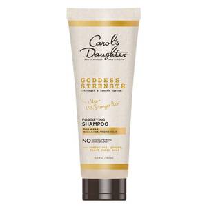 lot 14191 image: Carolfts Daughter Goddess Strength Fortifying Shampoo For Wavy, Coily and Curly Hair, Sulfate Free Shampoo with Castor Oil for Weak Hair, 11 Fl Oz