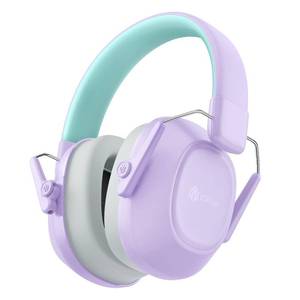 lot 14195 image: iClever Noise Cancelling Headphones for Kids Adults, SNR 29dB Safety Noise Reduction Ear Muffs for Autism Sensory andConcentration Aid, Ear Hearing Protection for FireworksEventMonster TruckConcert