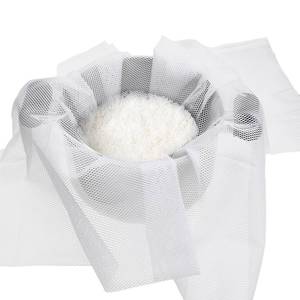 lot 14230 image: Rice Net 47 X 39in Sushi Cooking Net Mesh, Rice Steamer Cloth Nylon Cooking Napkin Non-Stick Rice Cooker Steam Reusable Cooking Steam Cloth Rice Net Napkin Bamboo Steamer Mat Clothin