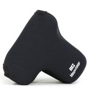 lot 14243 image: MegaGear MG1568 Ultra Light Neoprene Camera Case Compatible with Sony Alpha A7 III, A7R III, A9 (28-70mm) - Black, One Size