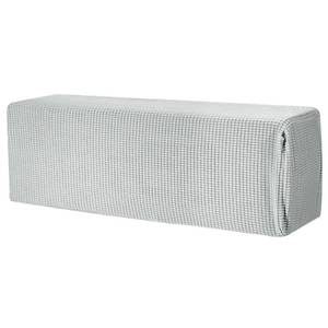 lot 16406 image: MECCANIXITY Air Conditioner Cover 35-37 Inch Knitted Elastic Cloth Dustproof for Wall-Mounted Units Split Indoor AC Covers, Light Grey