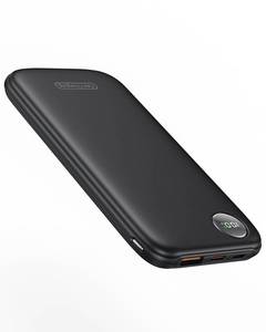 lot 16427 image: Powerbank Fast Charging Max 12V4.5A, Ultra Slim Portable Charger USB C 10000mah, Travel Power Bank for iPhone 11 12 13 14 15 16 Samsung Android, DC Lightweight Battery Pack Phone Charger, Deep Black