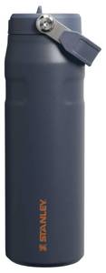 lot 17255 image: Stanley IceFlow Flip Straw 2.0 Water Bottle 24 oz  Built-In Straw with Larger Opening  Lightweight and Leak Resistant  Insulated Stainless Steel  BPA-Free  Twilight