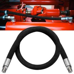 lot 17287 image: Frienda 38 x 36in Hydraulic Hose 2 Wire Hydraulic Hose Male x Male Assembly with Rotating Fittings, Double Wire Braided for Transfer Between Componentsin