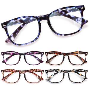lot 18160 image: CCVOO 2.25 Mix and Match Reading Glasses for Women - Lightweight, Comfortable Fit, Clear Vision - Blue Light Blocking