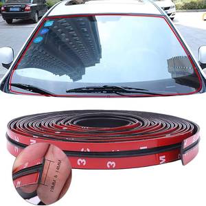 lot 18188 image: Car Rubber Sealing Strip Torcarvh Car Weather Stripping Protection Door Edge Windshield Adhesive T Shape Sealing Strip Cover Leak Sound Proofing (19mm, 10M)